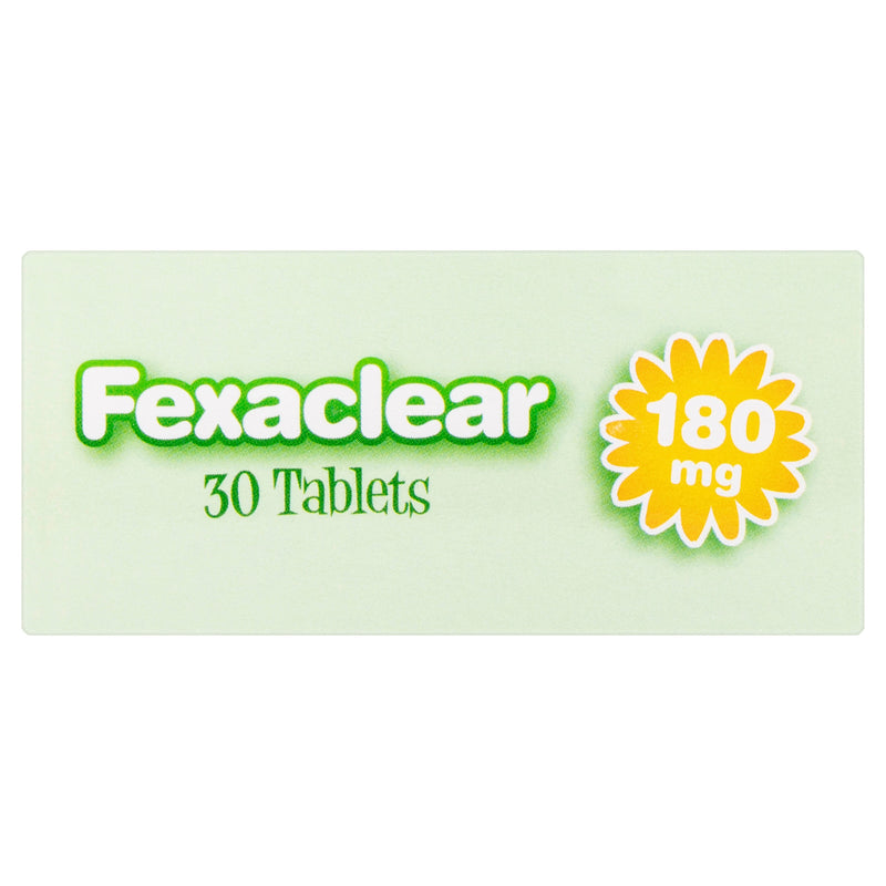 Fexaclear 180mg Tablets 30