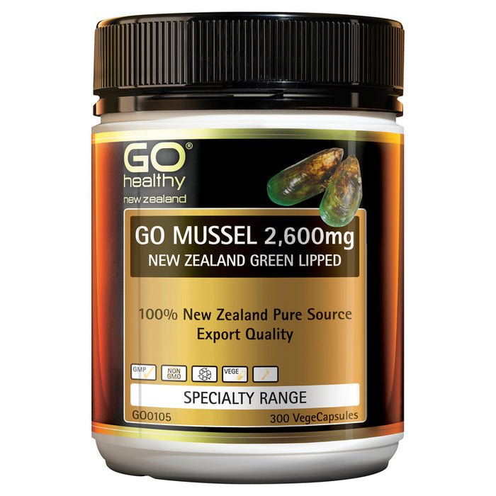 GO Healthy GO Mussel 2,600mg Capsules 300