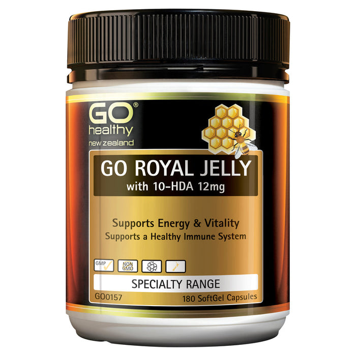 GO Healthy GO Royal Jelly 1,000mg Capsules 180