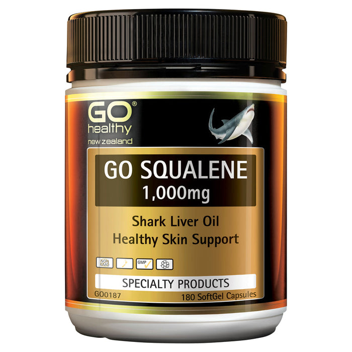 GO Healthy GO Squalene 1,000mg Capsules 180