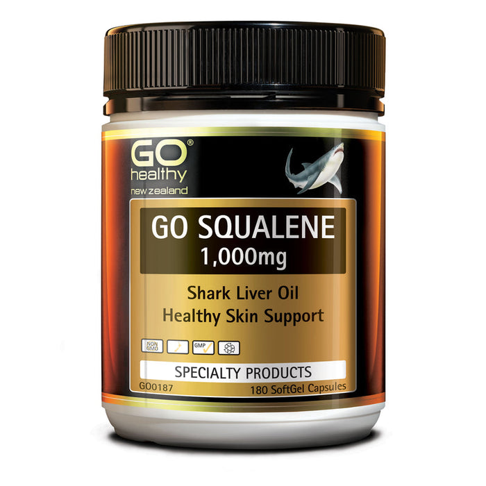 GO Healthy GO Squalene 1,000mg Capsules 180