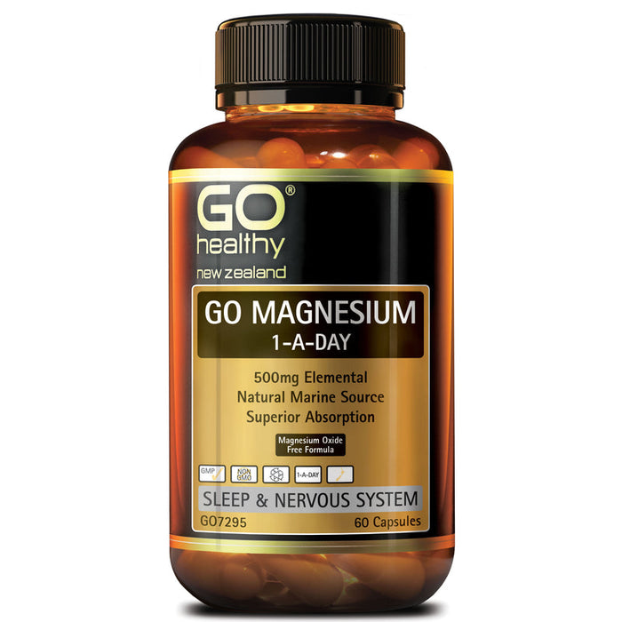 GO Healthy GO Magnesium 1-a-Day 500mg Capsules 60