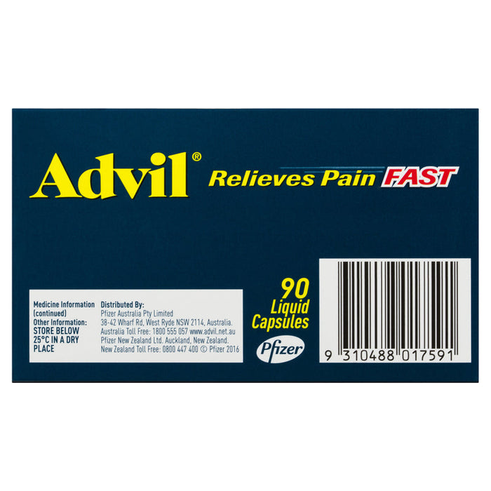 Advil Liquid Capsules 90