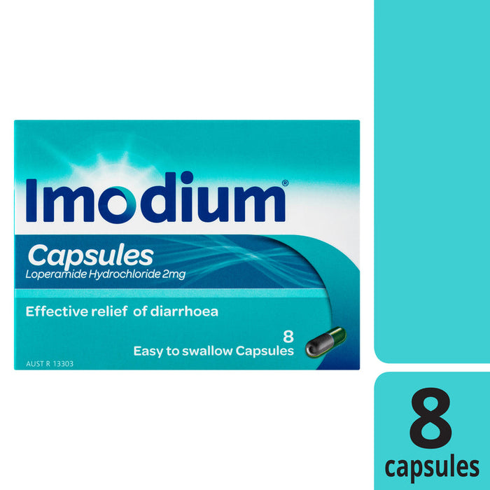 Imodium Capsules 2mg 8 Capsules