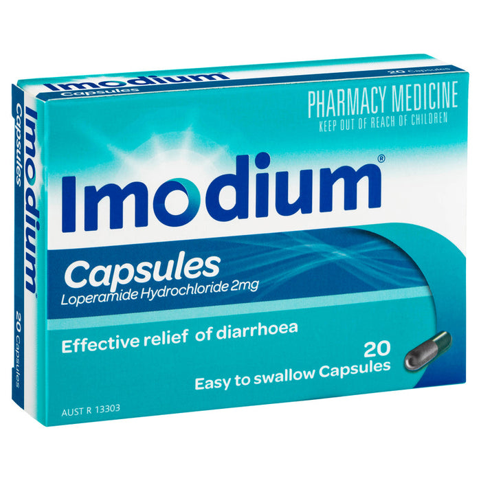 Imodium Diarrhoea Capsules 20 Pack