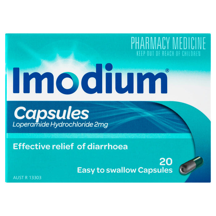 Imodium Diarrhoea Capsules 20 Pack