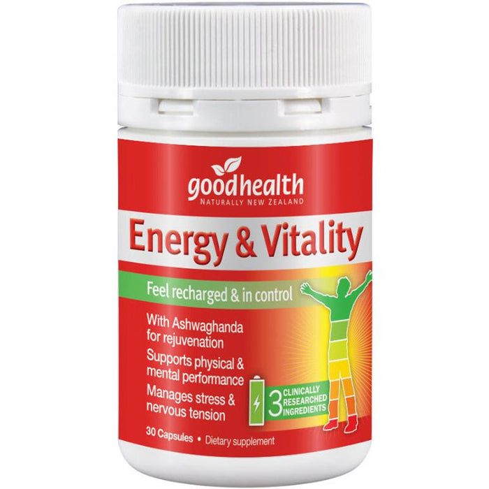 Good Health Energy & Vitality Support Capsules 30