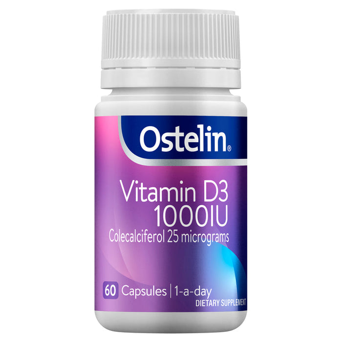 Ostelin Vitamin D3 1000IU Capsules 60