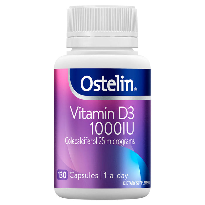 Ostelin Vitamin D3 1000IU Capsules 130