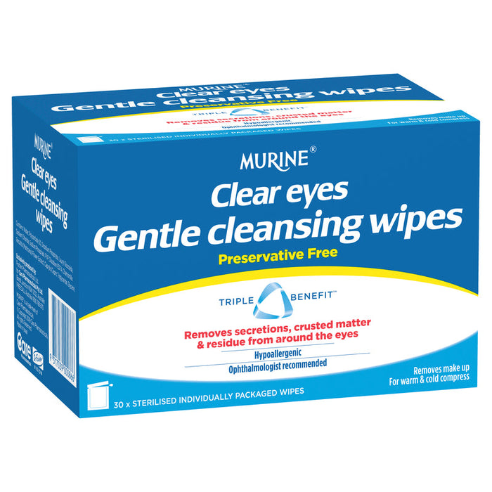 CLEAR EYES Cleansing Wipes 30pk