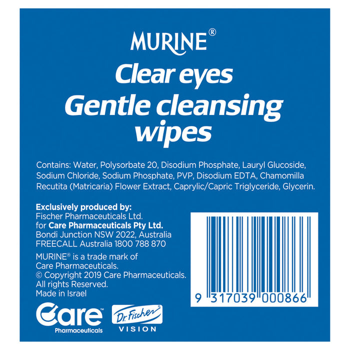 CLEAR EYES Cleansing Wipes 30pk