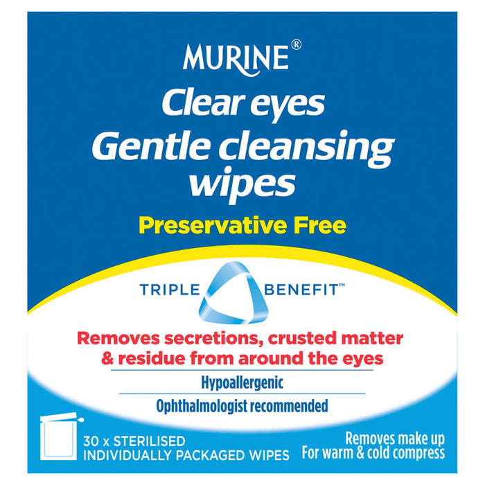 CLEAR EYES Cleansing Wipes 30pk