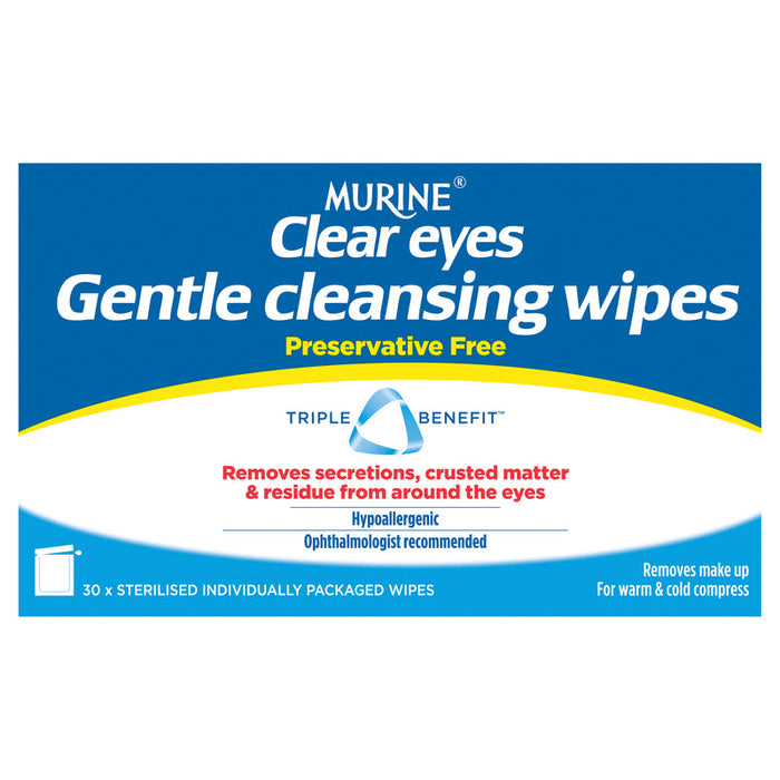 CLEAR EYES Cleansing Wipes 30pk