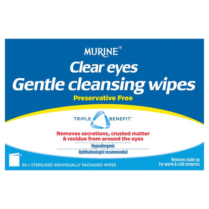 CLEAR EYES Cleansing Wipes 30pk