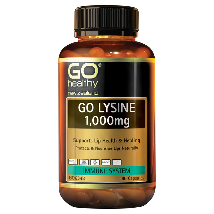 GO Healthy GO Lysine 1000mg Capsules 60