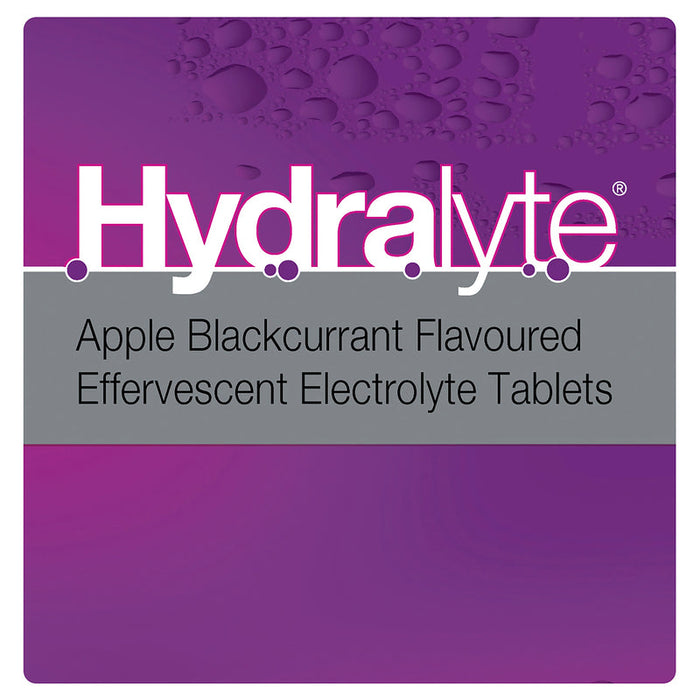 Hydralyte Effervescent Electrolyte Apple & Blackcurrant Tablets 20