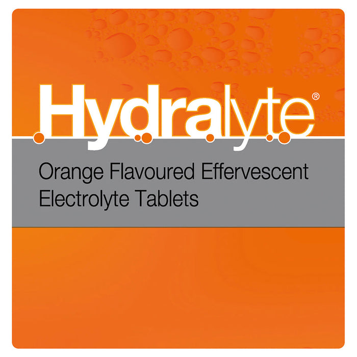 Hydralyte Effervescent Electrolyte Orange Tablets 20