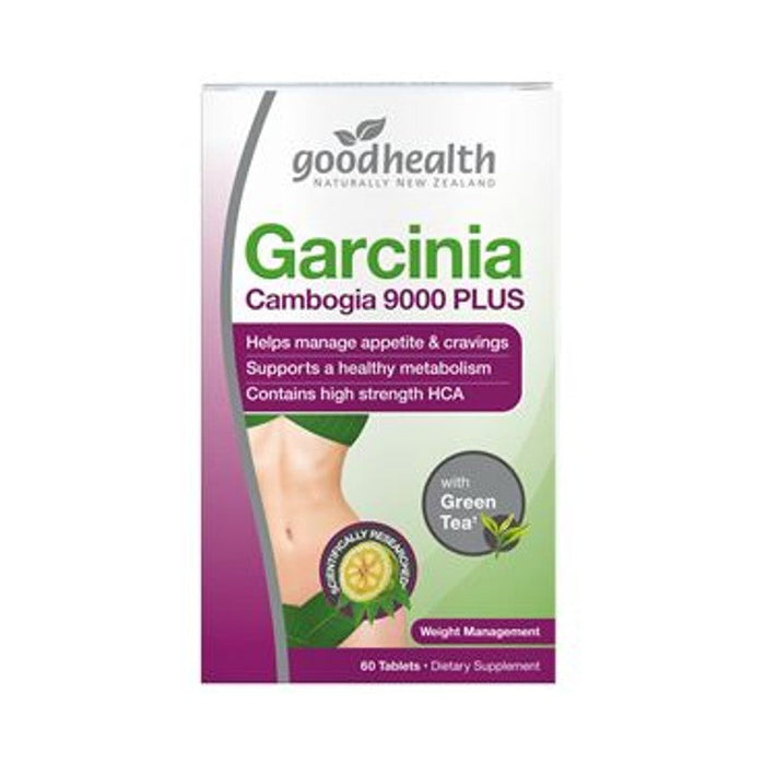 Good Health Garcinia Cambogia 9000 Plus Green Tea Capsules 60