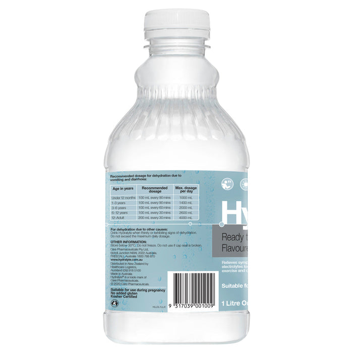 Hydralyte RTU Electrolyte Solution Lemonade 1 Litre