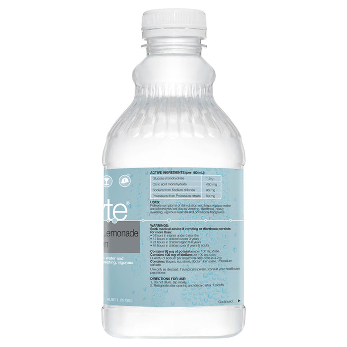 Hydralyte RTU Electrolyte Solution Lemonade 1 Litre