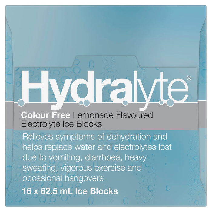 Hydralyte Ice Block Lemonade 16pk