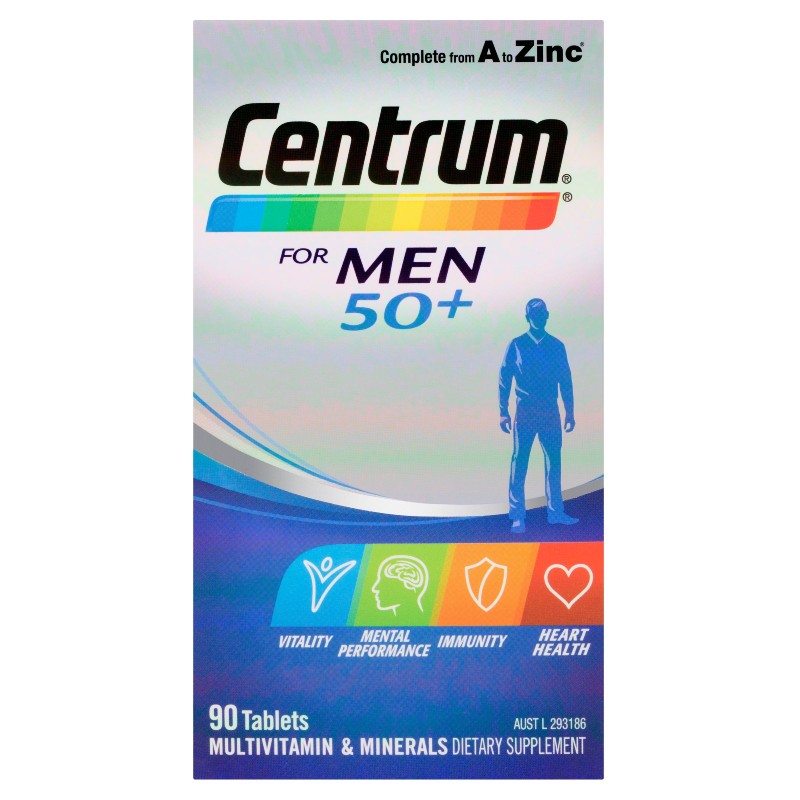 Centrum Men 50+ Tablets 90