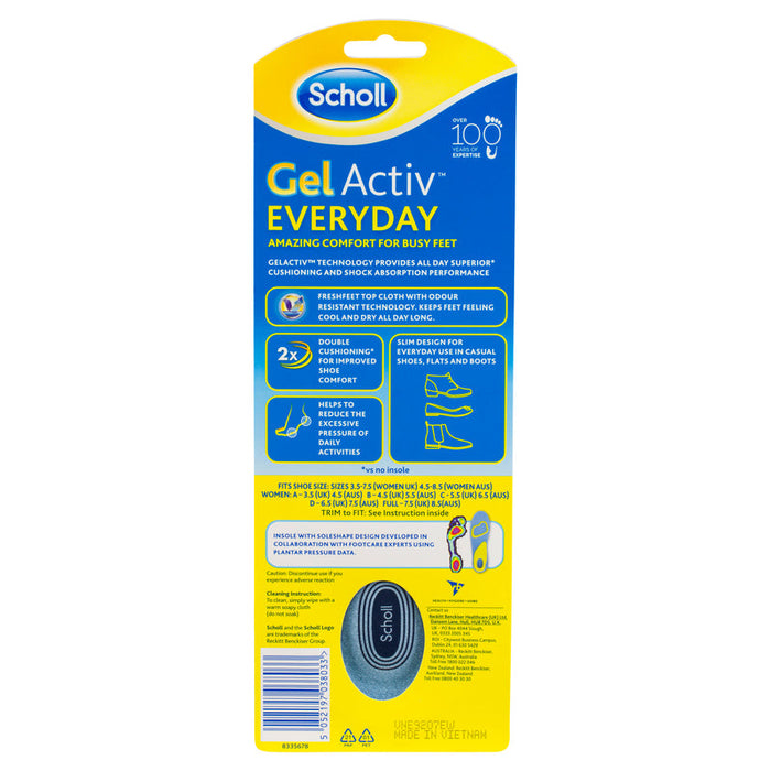 Scholl Gel Activ Insoles Everyday Women