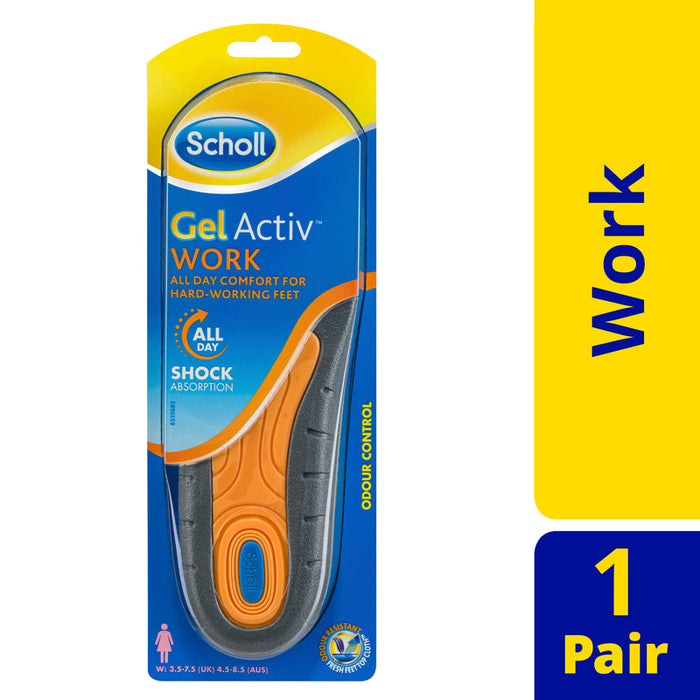 Scholl Gel Activ Insoles Work Women