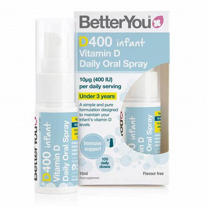 BetterYou D400 Infant Vitamin D Daily Oral Spray 15ml