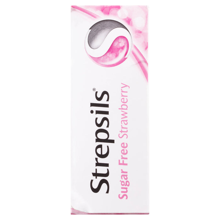 Strepsils Sugar Free Strawberry Sore Throat Lozenges 36