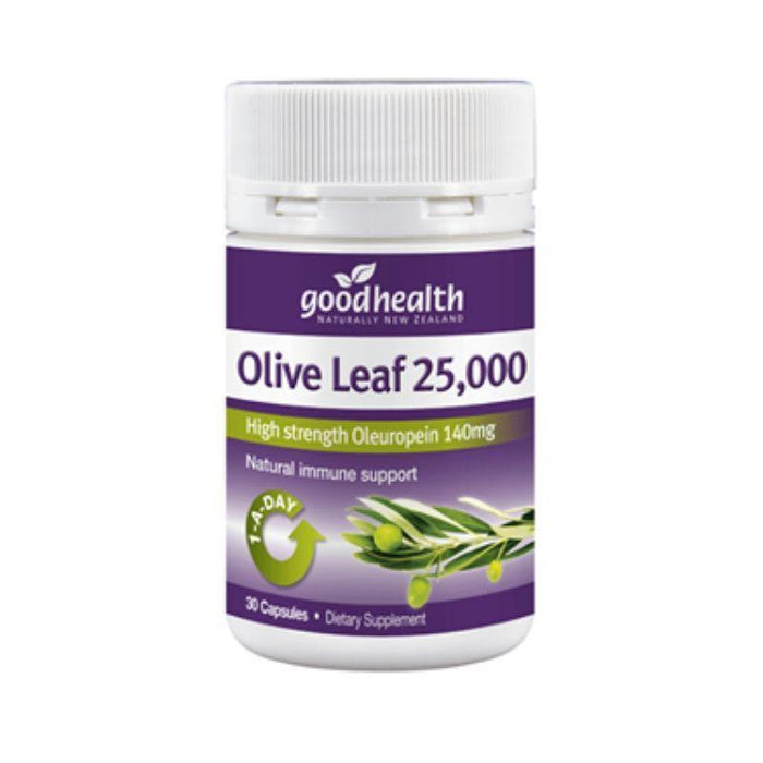 Good Health Olive Leaf 25000 Capsules 30