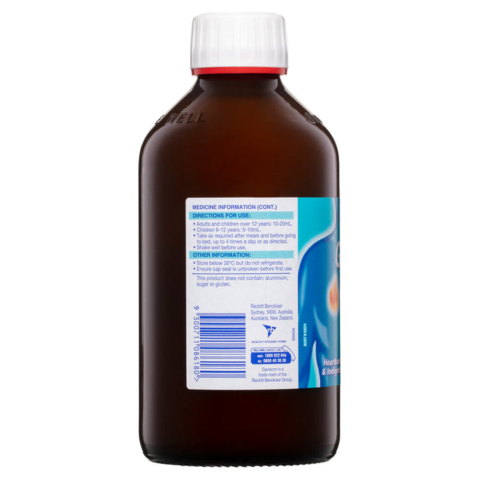 Gaviscon Liquid 600ml - Peppermint