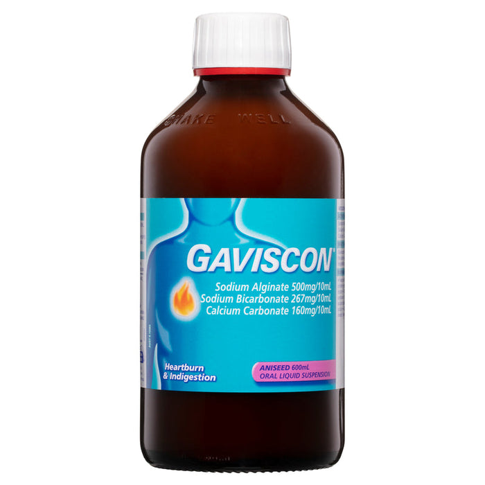 Gaviscon Liquid 600ml - Aniseed