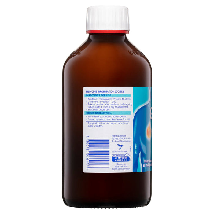 Gaviscon Liquid 600ml - Aniseed