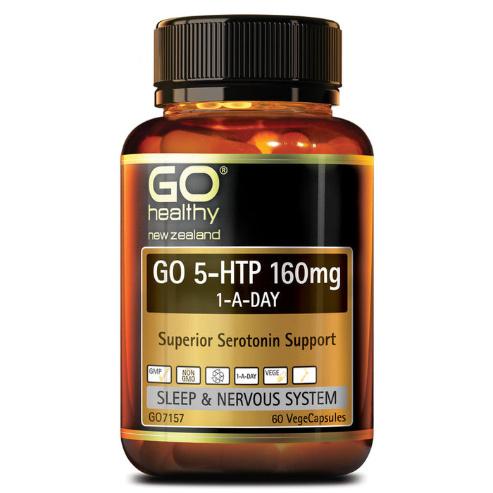 GO Healthy GO 5-HTP 160mg 1-A-Day Capsules 60