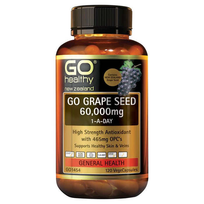 GO Healthy GO Grape Seed 60,000mg Capsules 120