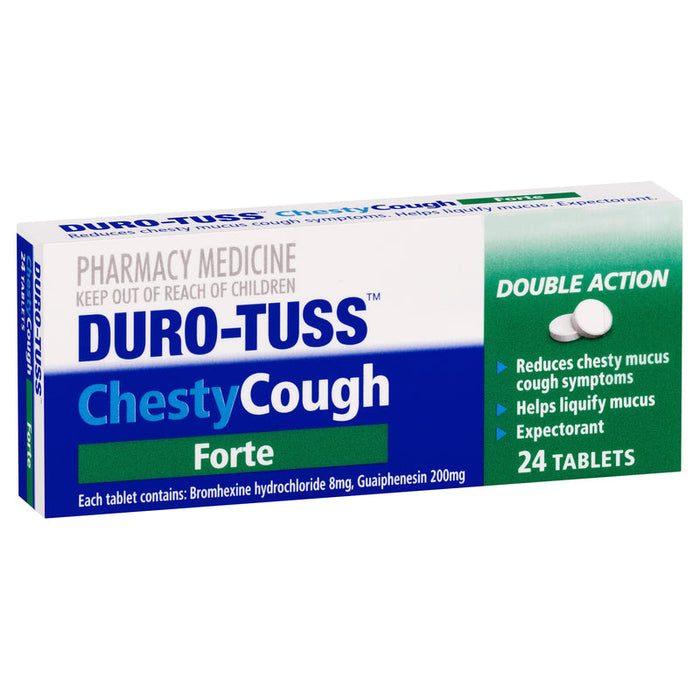 Duro-Tuss CHESTY Cough Forte Double Action Tablets 24