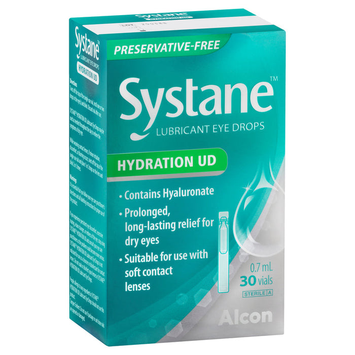 Systane Lubricant Eye Drops Hydration UD 0.7ml 30 Pack