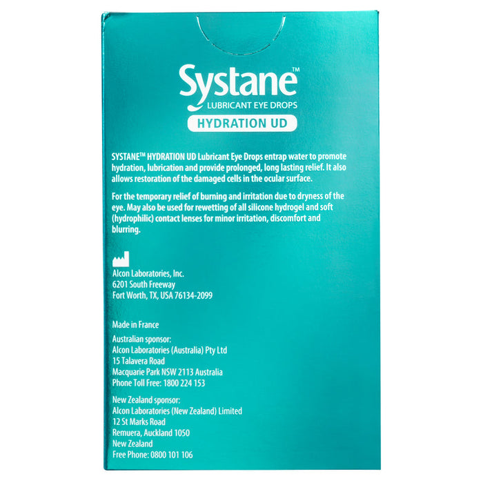 Systane Lubricant Eye Drops Hydration UD 0.7ml 30 Pack