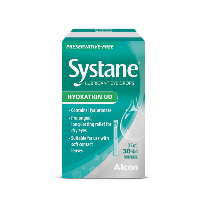 Systane Lubricant Eye Drops Hydration UD 0.7ml 30 Pack