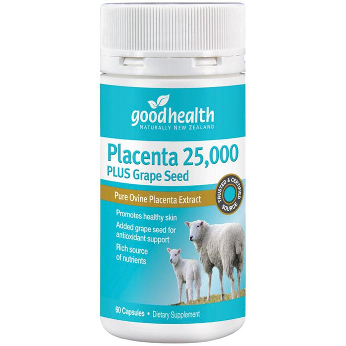 Good Health Placenta 25,000 Capsules 60