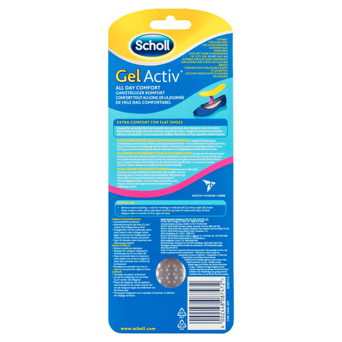 Scholl Gel Activ Insoles Flat Shoes