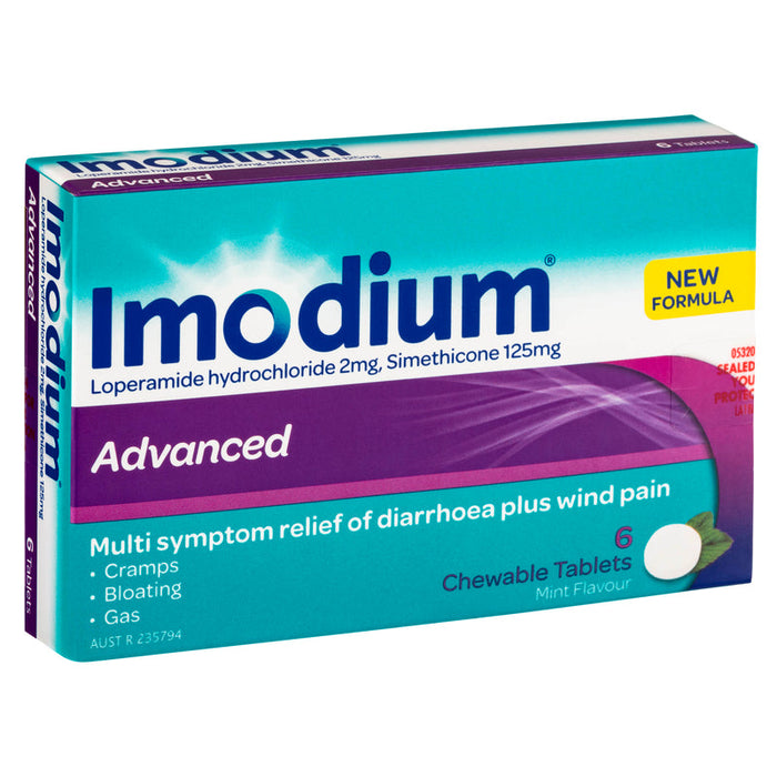 Imodium Advanced Chewable Tablets 6