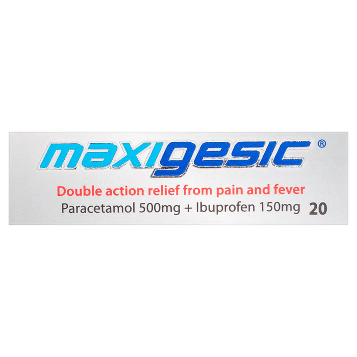 Maxigesic Double Action Pain Relief Tablets 20