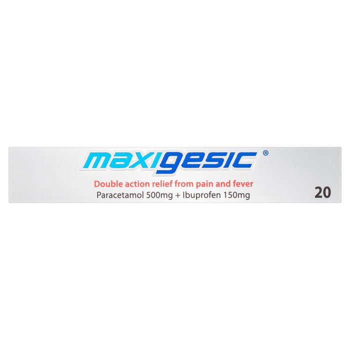 Maxigesic Double Action Pain Relief Tablets 20