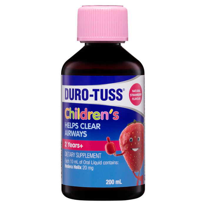 Duro-Tuss Childrens 2 Years+ Liquid 200ml - Strawberry