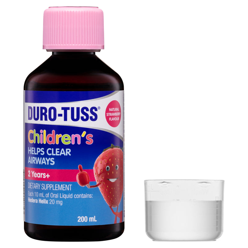 Duro-Tuss Childrens 2 Years+ Liquid 200ml - Strawberry