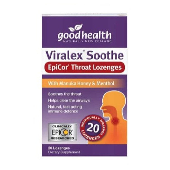 Good Health Viralex Soothe EpiCor Throat Lozenges 20