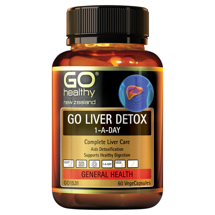 GO Healthy GO Liver Detox 1-A-Day Capsules 60