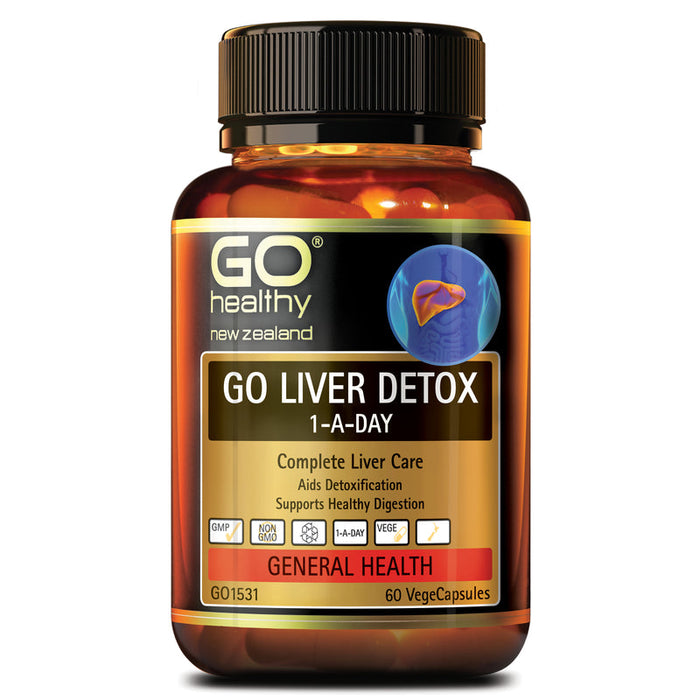 GO Healthy GO Liver Detox 1-A-Day Capsules 60